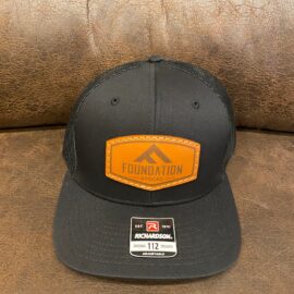 Foundation Black Trucker Style Hat