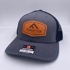 Foundation Trucker Style Hat – Grey and Black